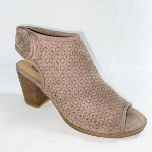 Seychelles Star Punch Open Toe Block Heel Mule 6.5